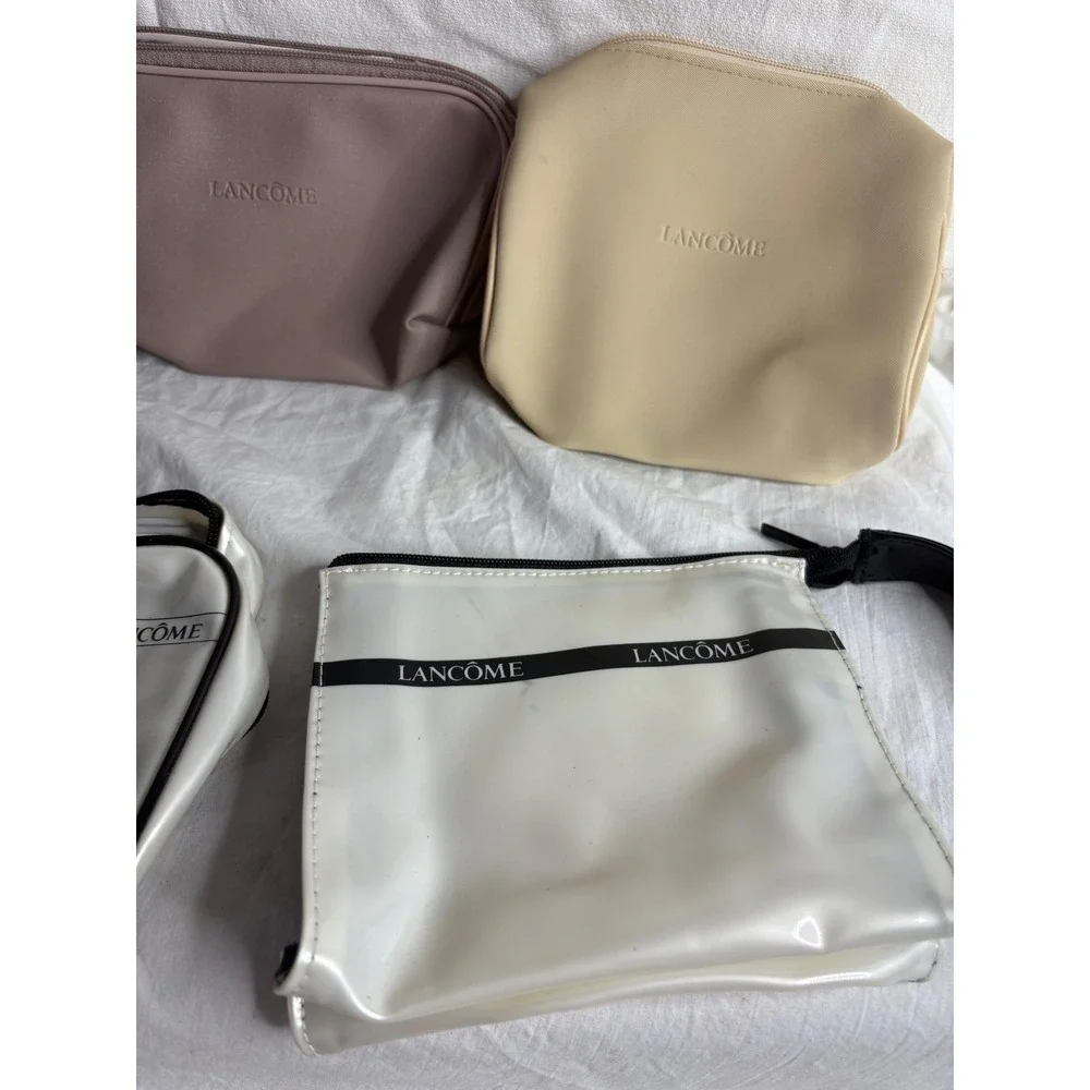 Lancome Cosmetic Bag Set 5 Pieces Makeup Pouch Organizer Travel Toiletry Pouch